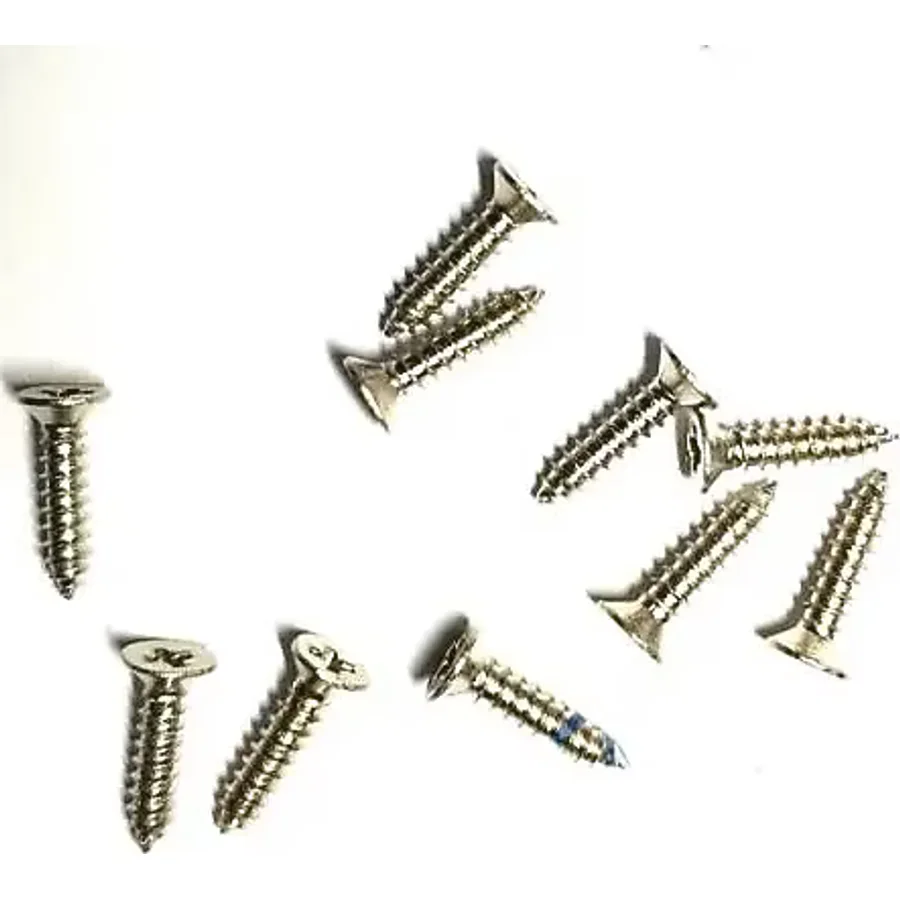 Klips, Menteşe, Ayak, Ağaç, Sunta Vidası 2,2x9,5mm - Nikel 100 Adet