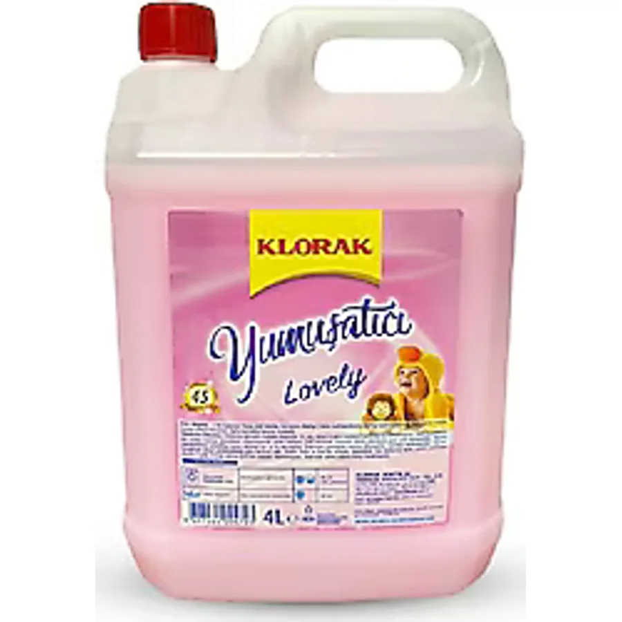 Klorak Lovely Yumuşatıcı 45 Yıkama 4 lt