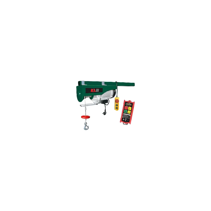 Klpro Klv125-RC 500Watt 125/250Kg Uzaktan Kumandalı Elektrikli Halatlı Vinç