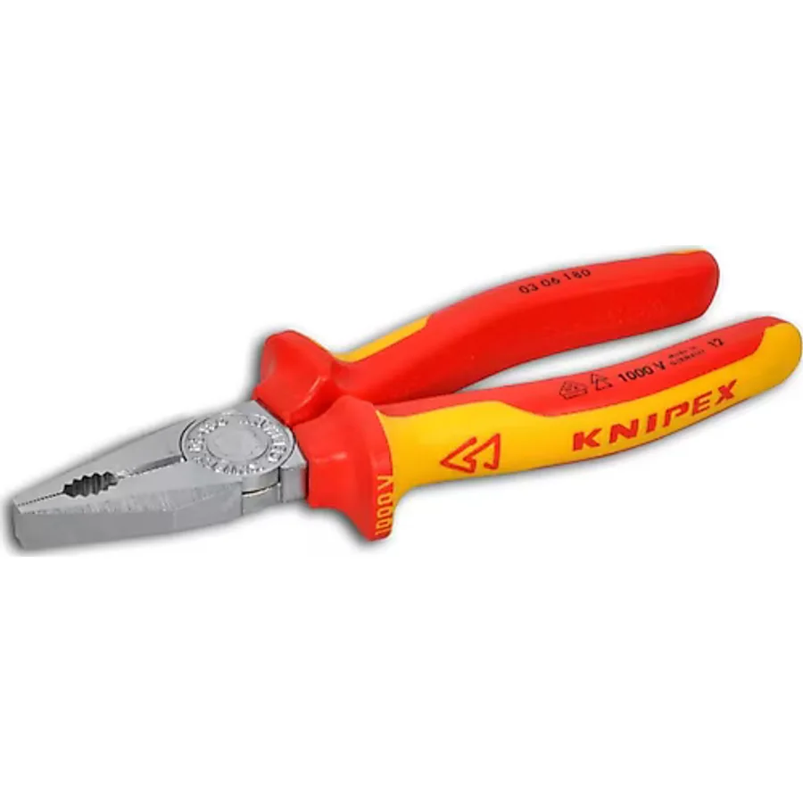 Knipex 03 06 180 1000 V Yalıtımlı Kombine Pense