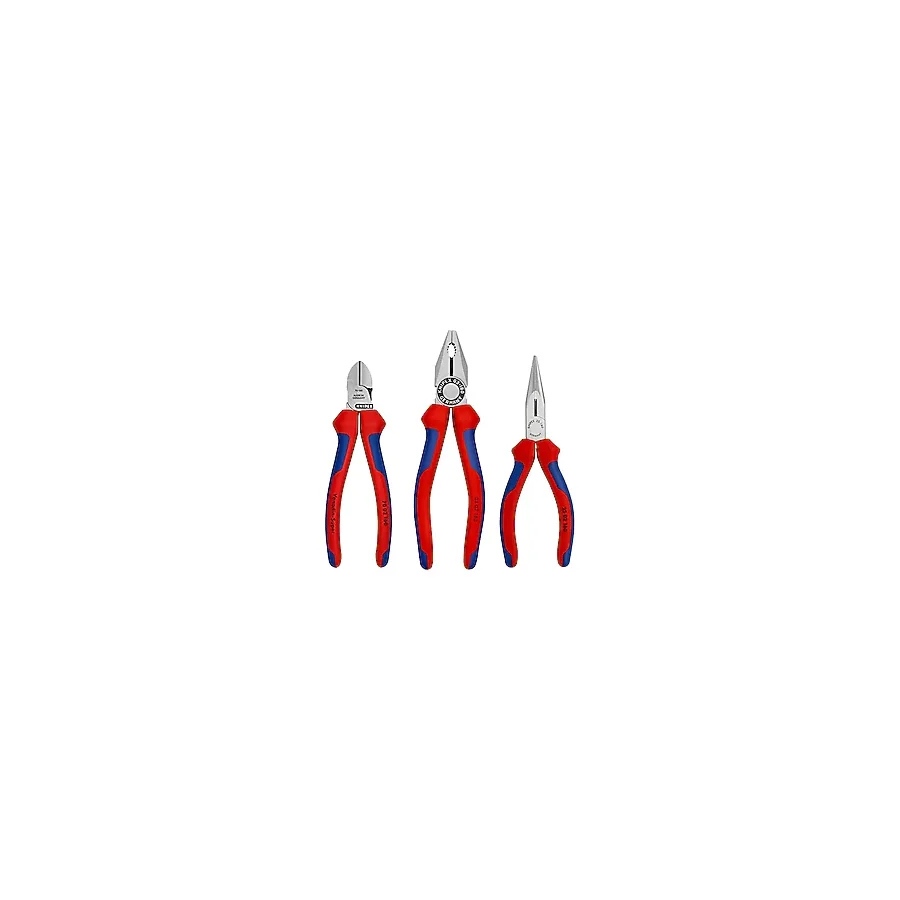 Knipex Pense 180 mm + El Aletleri Seti 160 mm + Kargaburun 160 mm 3 Parça Set