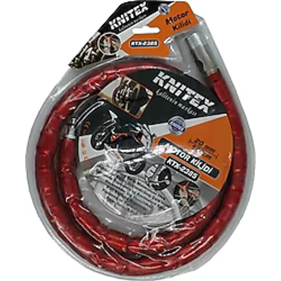Knitex KTX-2385 120 cm Motosiklet Kilidi