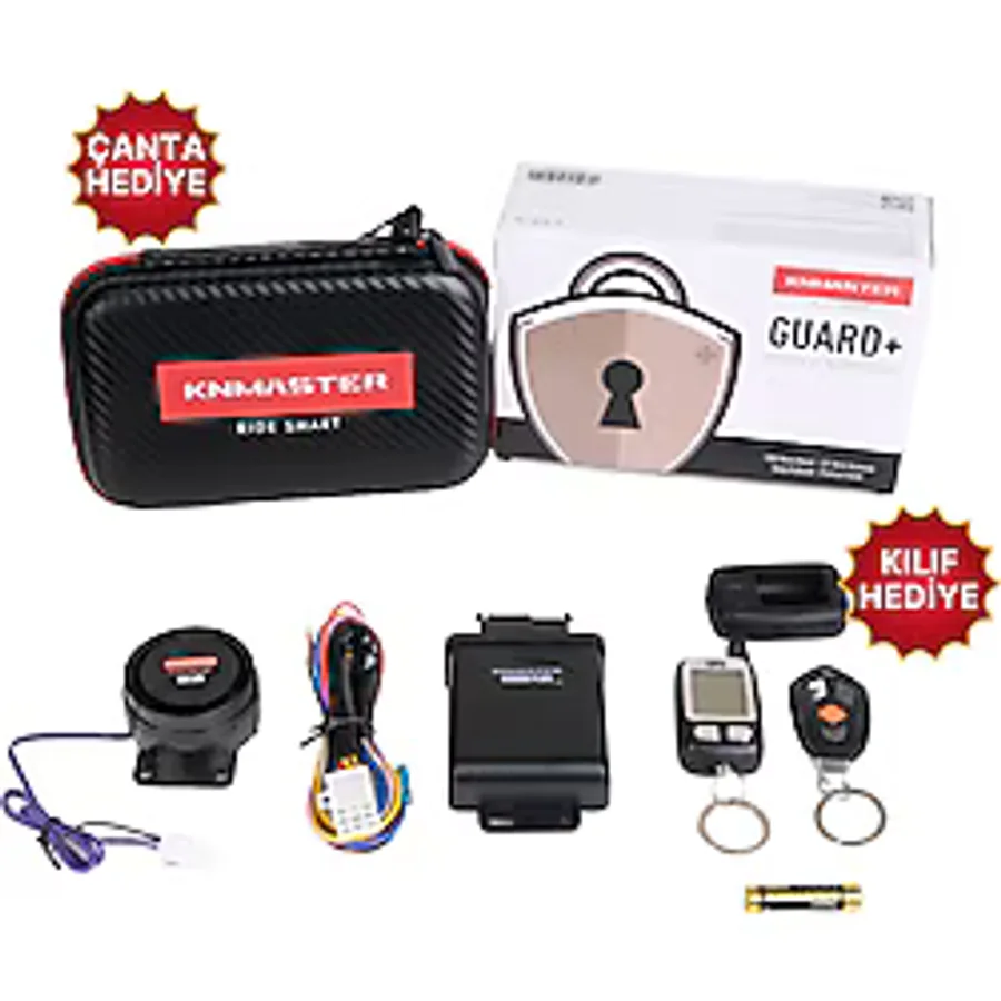 Knmaster Guard Plus 120 Desibel Sesli Ve Titreşimli Motosiklet Alarm Sistemi