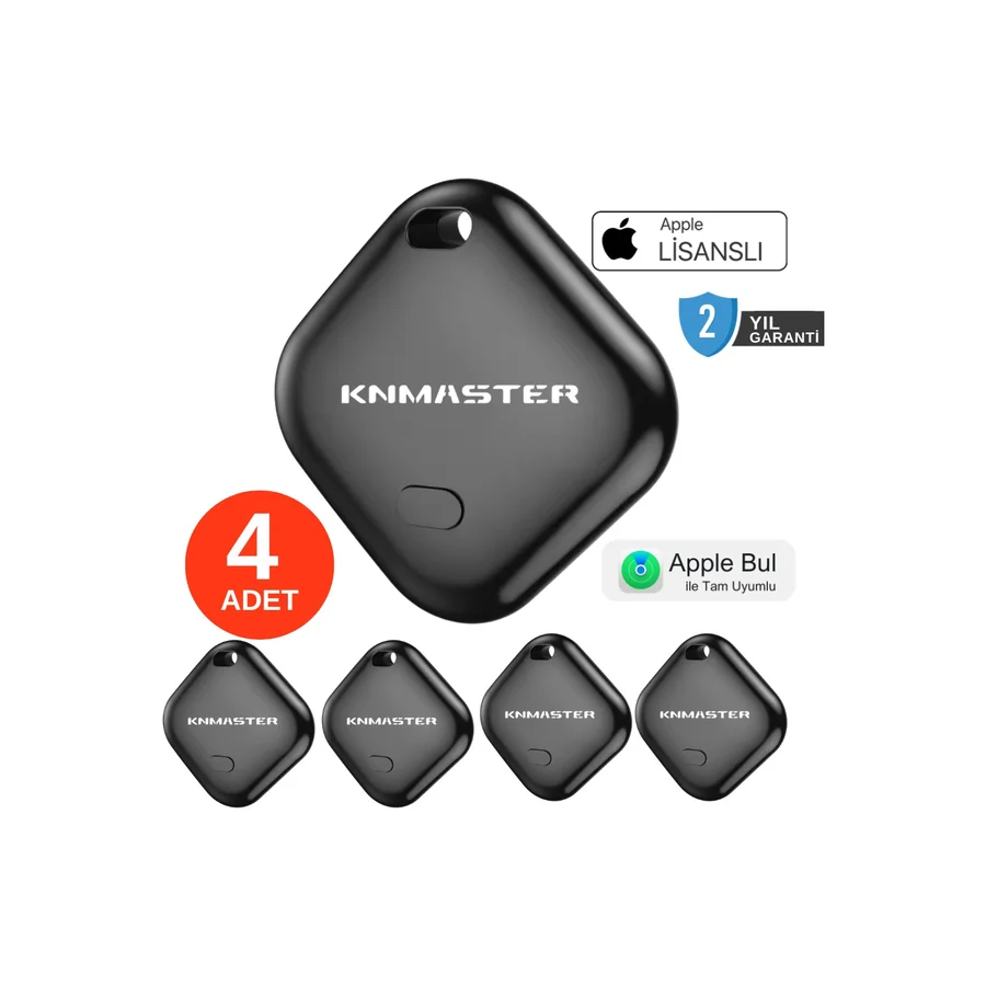 Knmaster KNTAG 1 4'lü Paket Akıllı Takip Cihazı