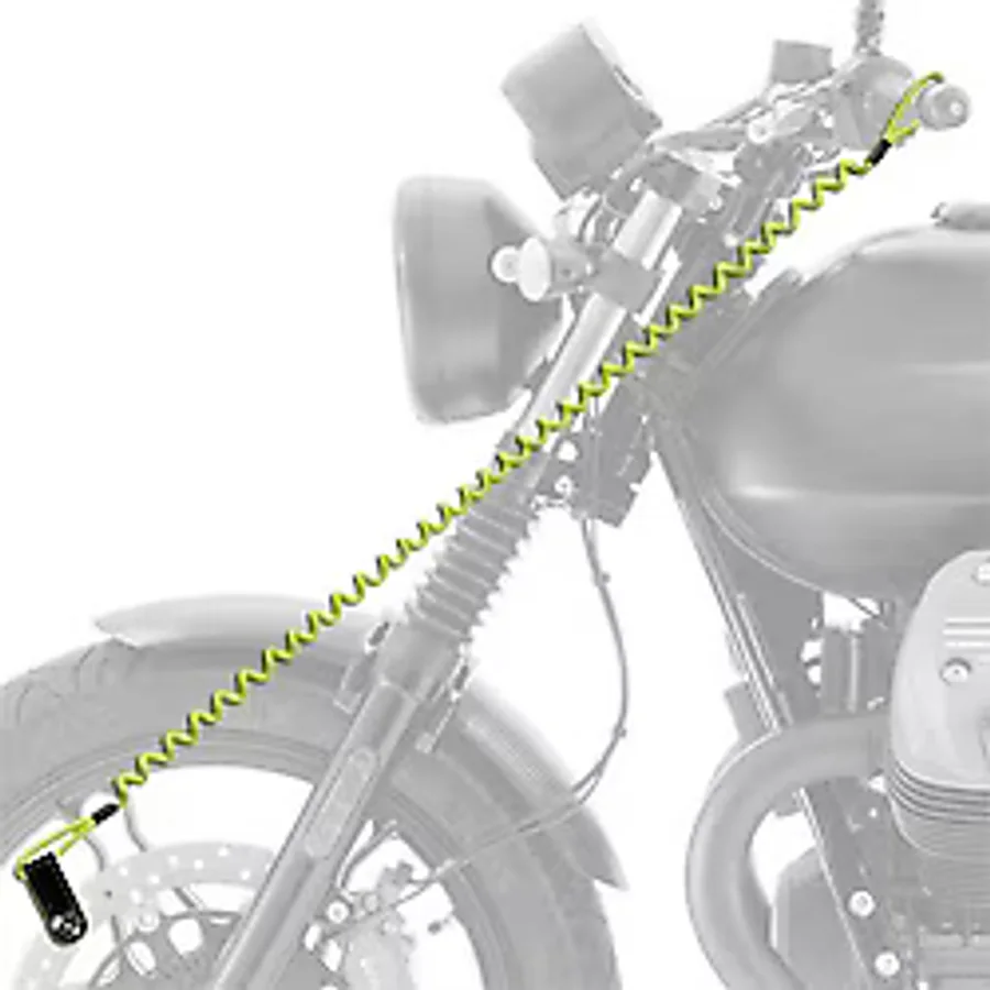 Knmaster Motosiklet Disk Kilidi Hatırlatıcı Kablo Sarı