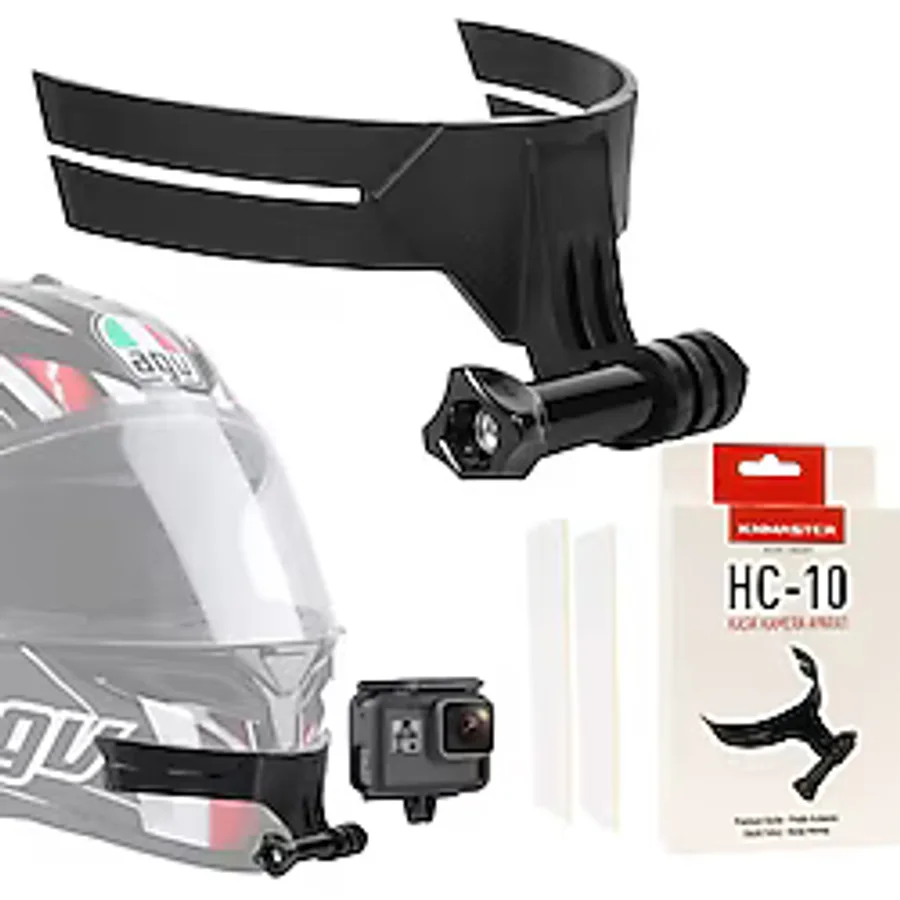 Knmaster Motosiklet Kask Çene Yapıştırıcılı Aksiyon Kamera Tutucu