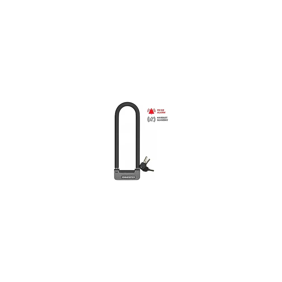 Knmaster UL200A Alarm Fonksiyonlu U-Lock Bisiklet ve Motosiklet Kilidi