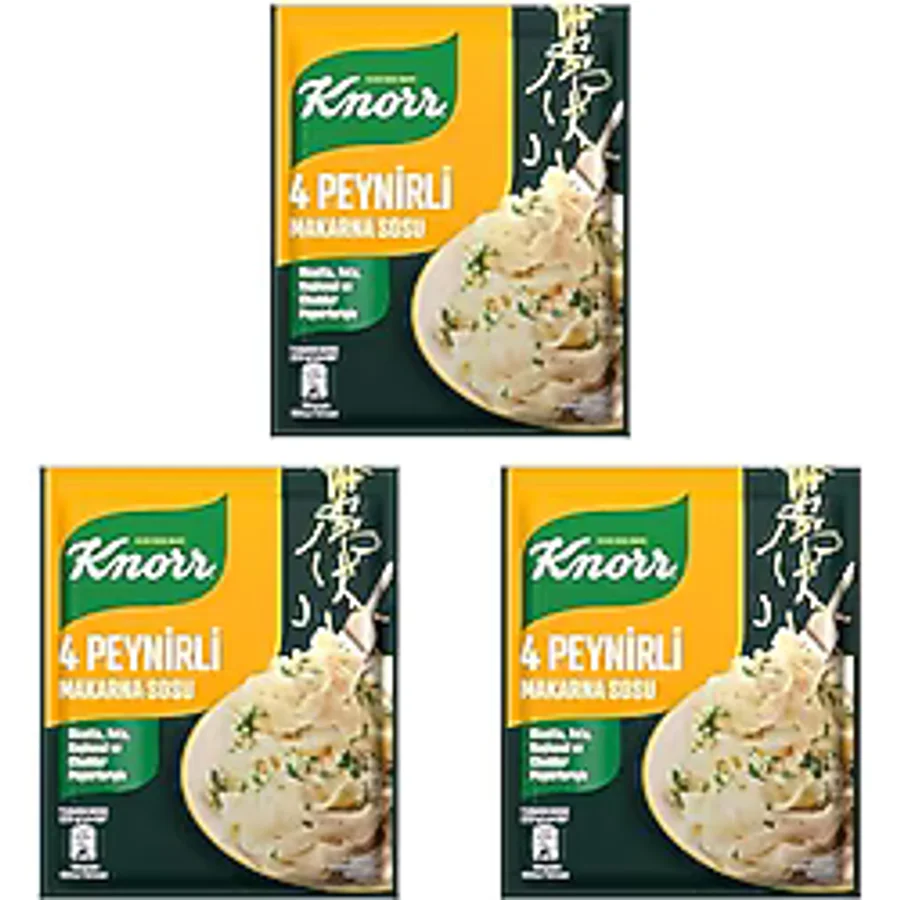 Knorr 4 Peynirli Makarna Sosu 50g (3 paketi)