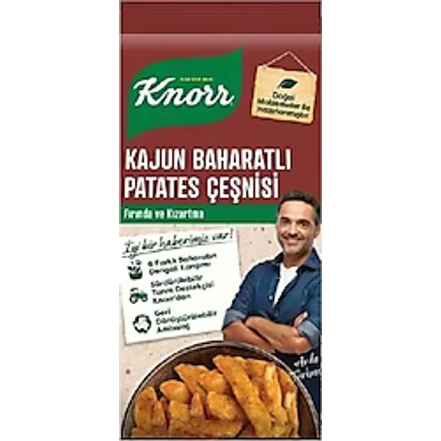 Knorr 60 gr Kajun Baharatlı Patates Çeşnisi