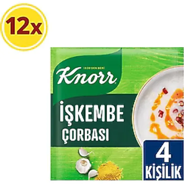 Knorr İşkembe Hazır Çorba 63 gr 12'li