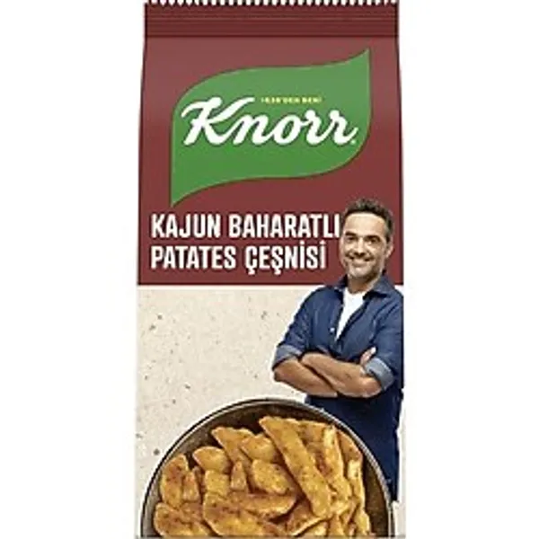 Knorr Kajun Patates Baharat Çeşnisi 60G - Patates Ve Sebzeler İçin Lezzetli Karı - 3 Adet