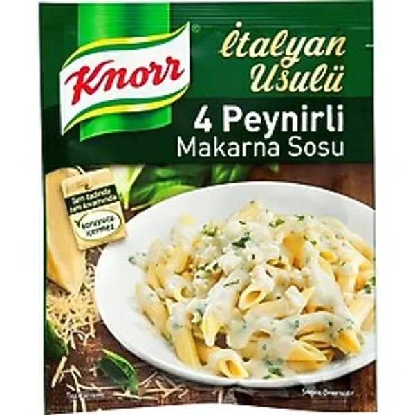 Knorr Peynirli Makarna Sosu 50G - Pratik ve Lezzetli Makarna Sosu 2'li Ekonomik Paket - 2 Adet