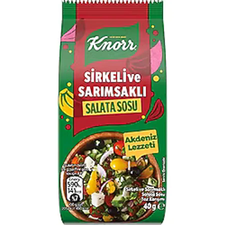 Knorr Sirke Sarımsak Salata Sosu (40 g)
