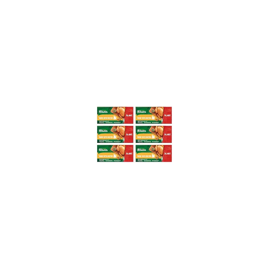 Knorr Tavuk Suyu Bulyon 24 Adet 240 Gr X 6 Adet