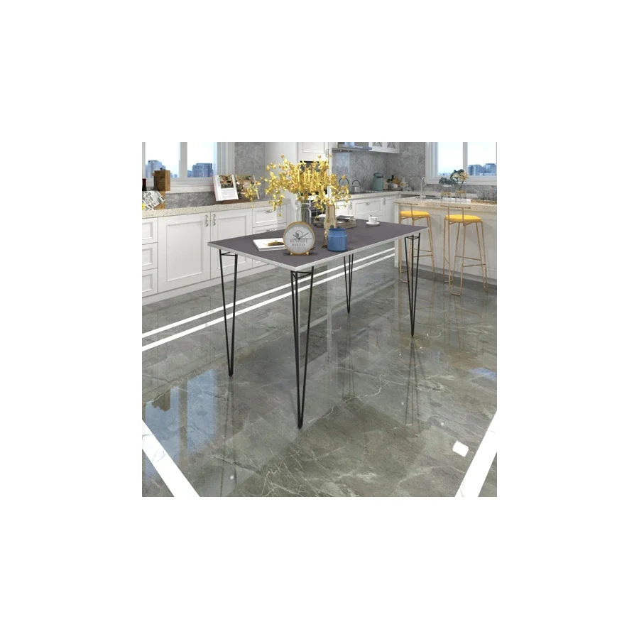 Knsz yemek masası hemdem grisyh 075x130x090 mutfak ofis çalışma