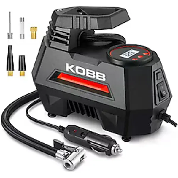 Kobb KB180 12 V 150 PSI Dijital Basınç Göstergeli Araç Kompresörü