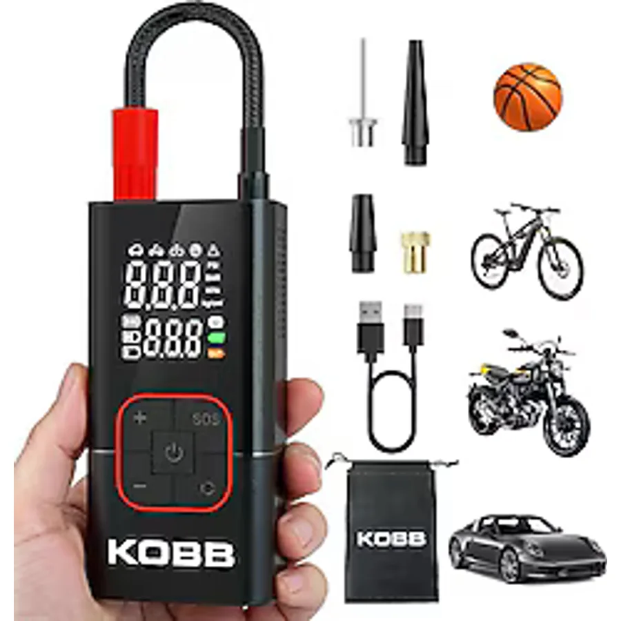 Kobb KB412 150 PSI Dijital Göstergeli Araç Kompresörü