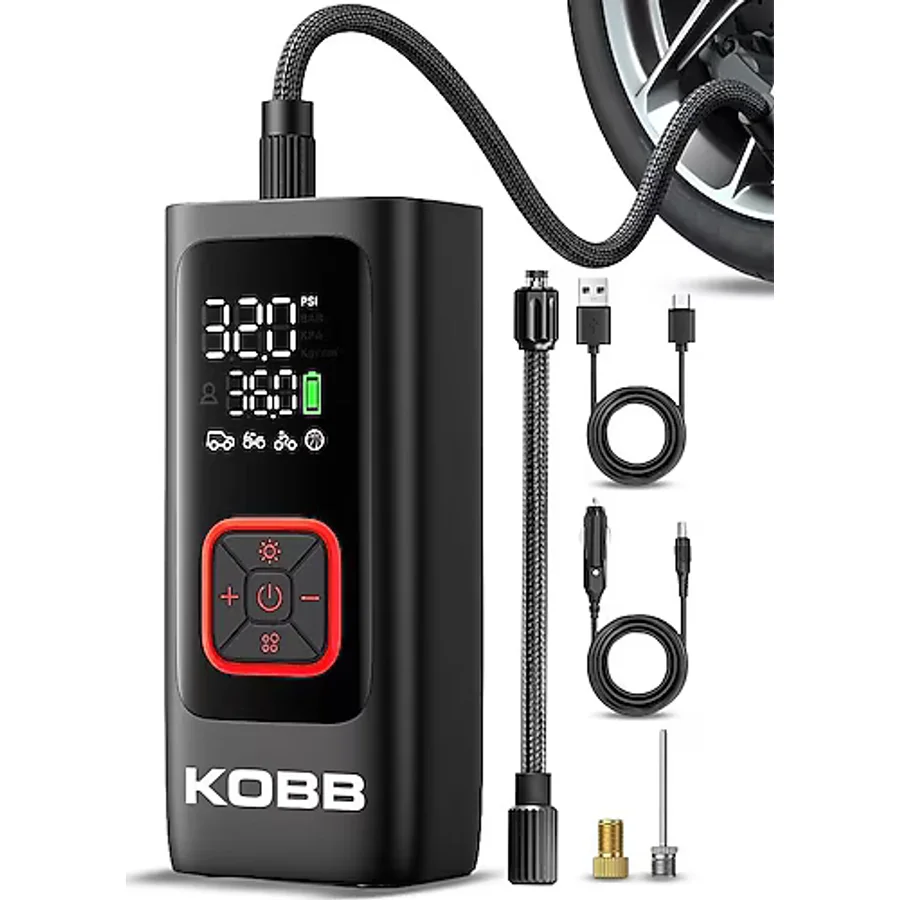 Kobb KB426 150 PSI Dijital Basınç Göstergeli Araç Kompresörü
