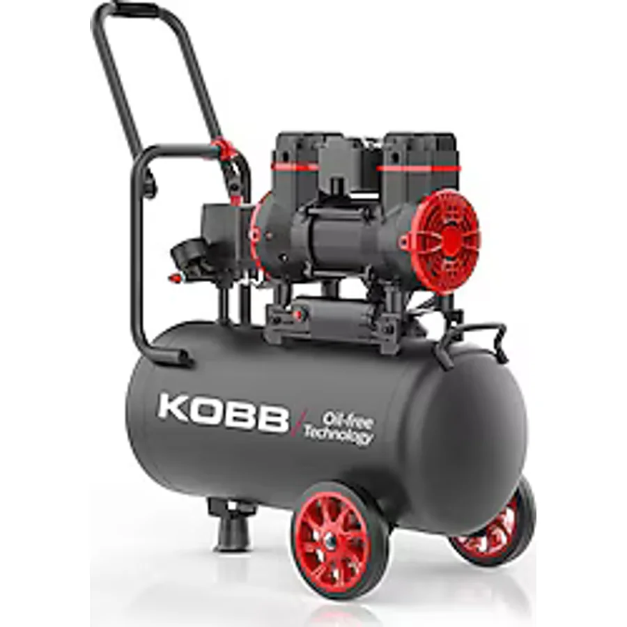 Kobb KBK25S 1.7 Hp 25 lt Yağsız Sessiz Taşınabilir Hava Kompresörü