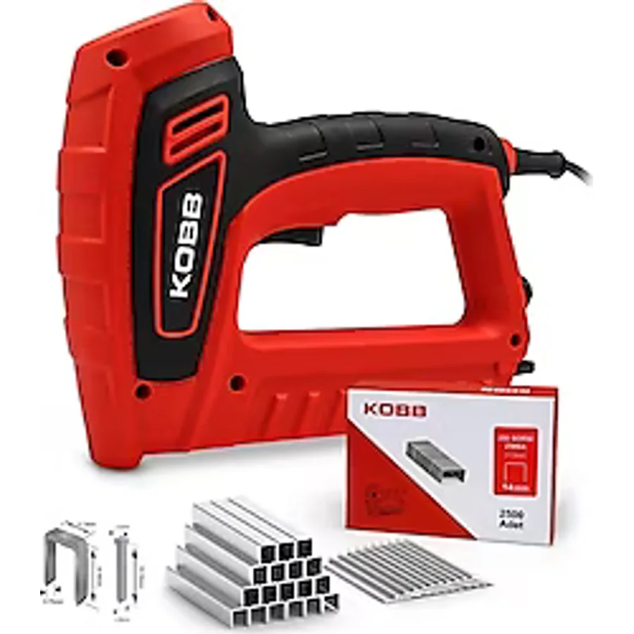 Kobb KBZ200 8-16 mm Zımba ve 15-16 mm Çivi Çakma Makinesi + 3000 Adet Yedek Zımba Ve Çivi
