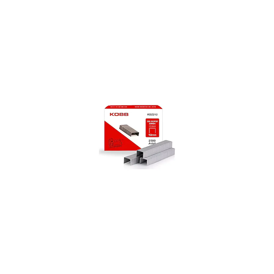 Kobb KBZ212 200 Serisi 12 mm 2500 Adet Ağır Hizmet Tipi Zımba Teli