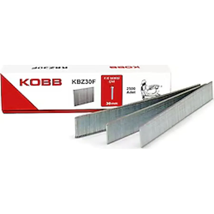 Kobb KBZ30F F/E/J/8 Serisi 30 mm 2500 Adet Kesik Başlı Çivi