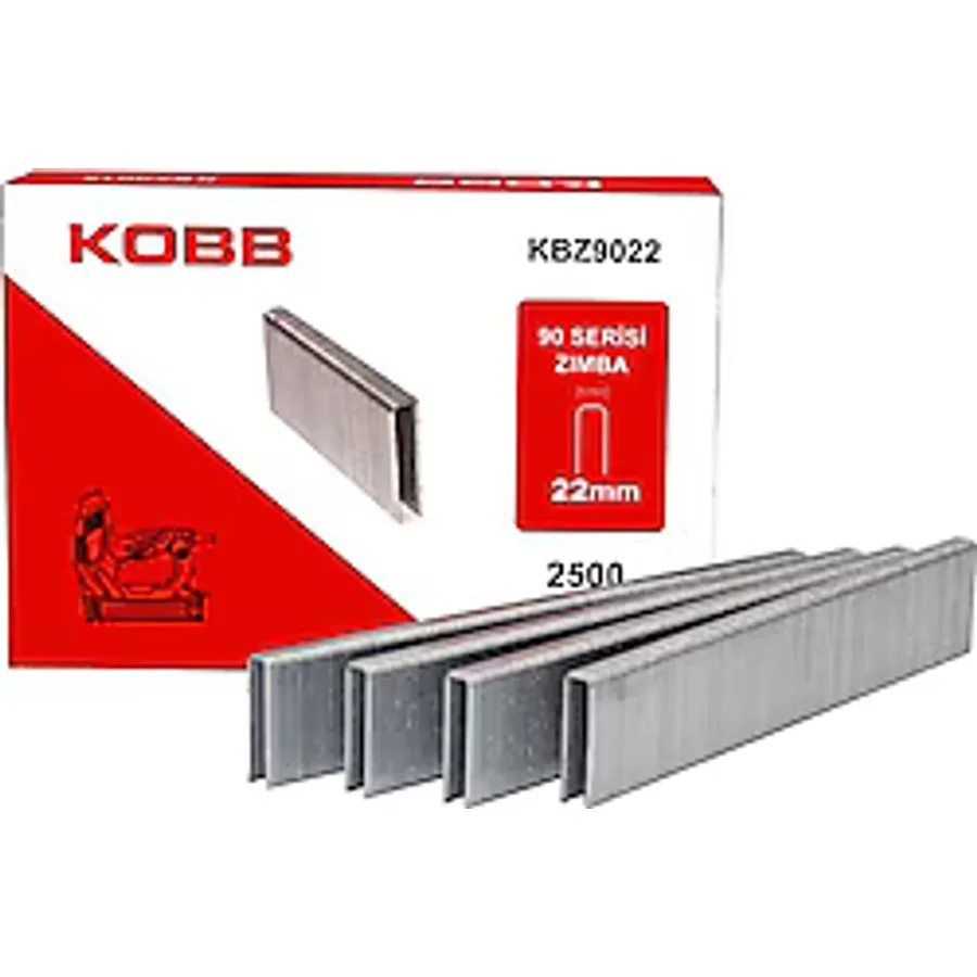Kobb KBZ9022 90 Serisi 22 mm 2500 Adet Ağır Hizmet Tipi Zımba Teli