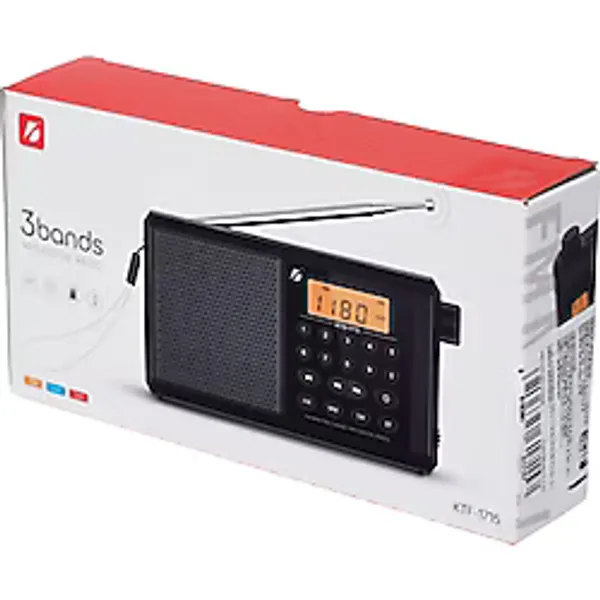 KOÇAKELEKTRONİK KTF-1715 Dijital Ekranlı Saatli Manuel Kanal Arama & Kayıt Özellikli FM Radyo Bluetooth Hoparlör