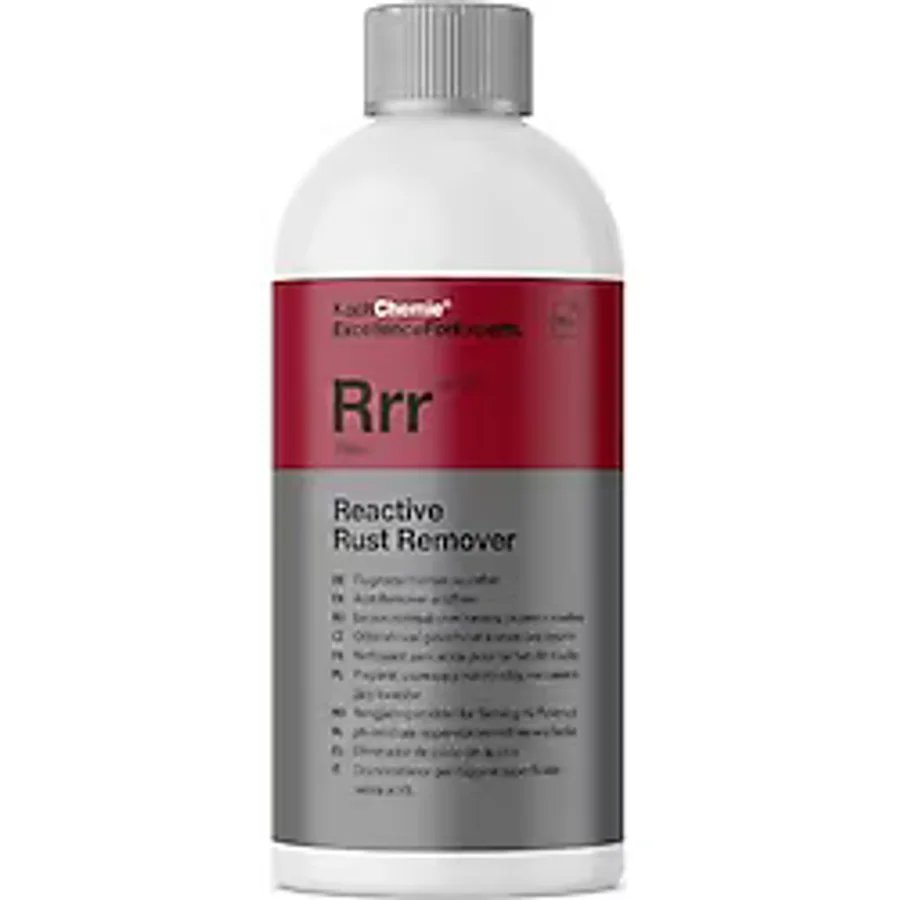 Koch Chemie Rrr Reactive Rust Remover - 500ml Demir Tozu Temizleyici ve Pas Sökücü pH Nötr Jant ve Boya Koruyucu Profesyonel Detaylı Temizlik Solüsyonu
