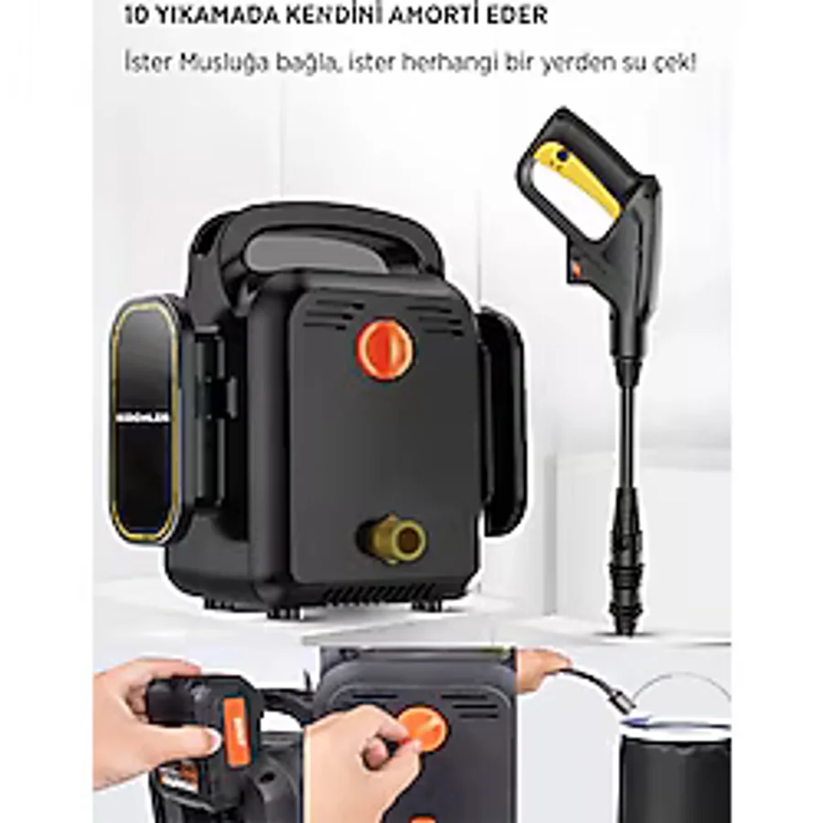 Kochler Şarjlı Yüksek Basınçlı Yıkama Makinesi