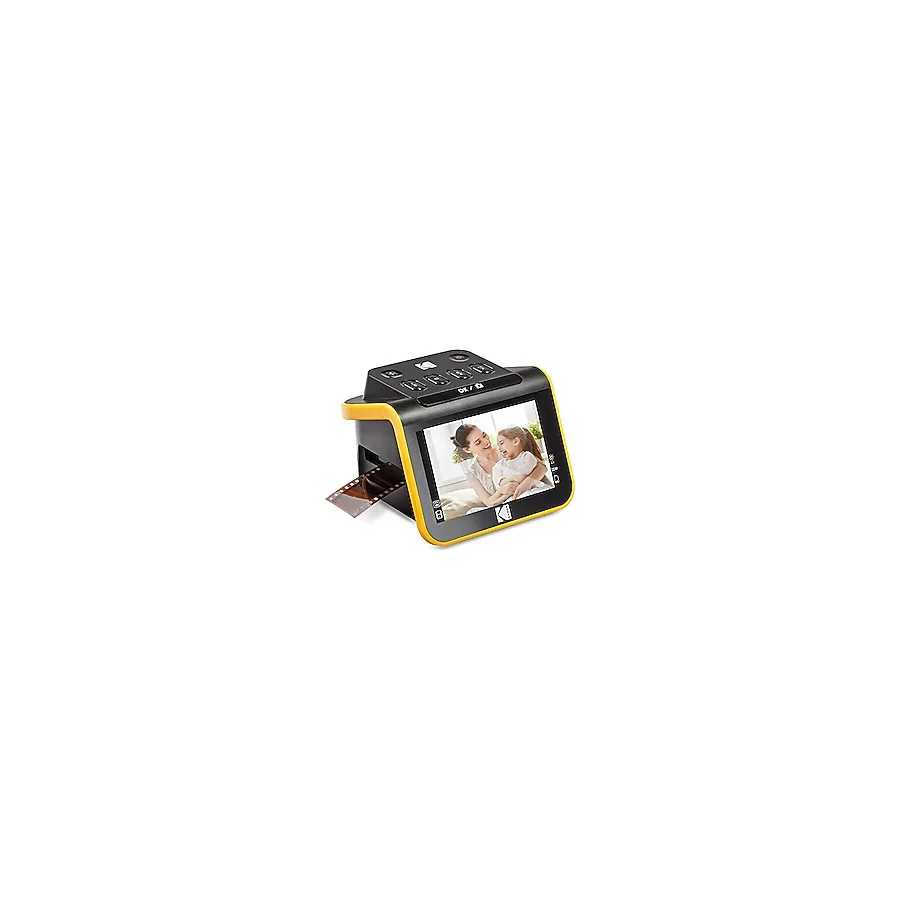 KODAK Slide N SCAN film ve slayt tarayıcı, büyük 5 inç LCD ekranlı, negatifleri ve slayları renkli ve siyah-beyaz 35 mm, 126, 110 negatif ve slayları JPEG dijital fotoğraflara dönüştürür