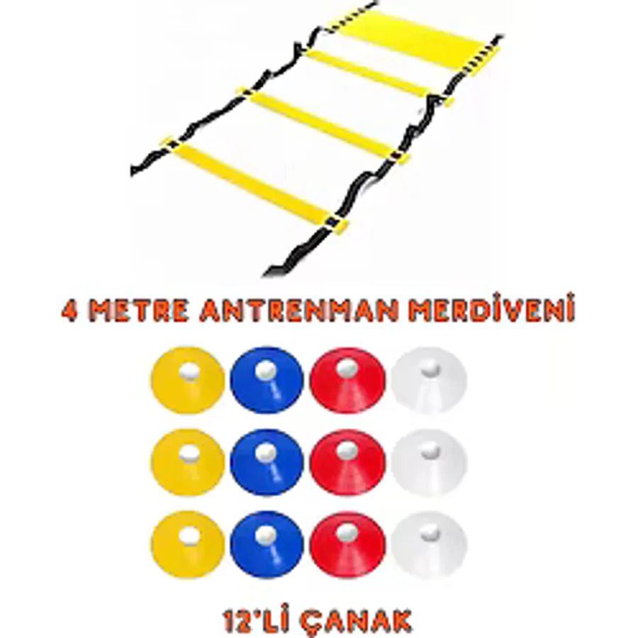 Kodispa 2'li Antrenman Seti Çanak-merdiven Çok Renkli