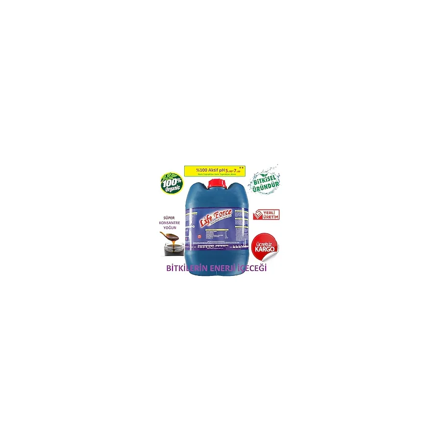 Köklendirici 20 kg Humik Asit (Humik Fulvik %25) Life Force Gübre