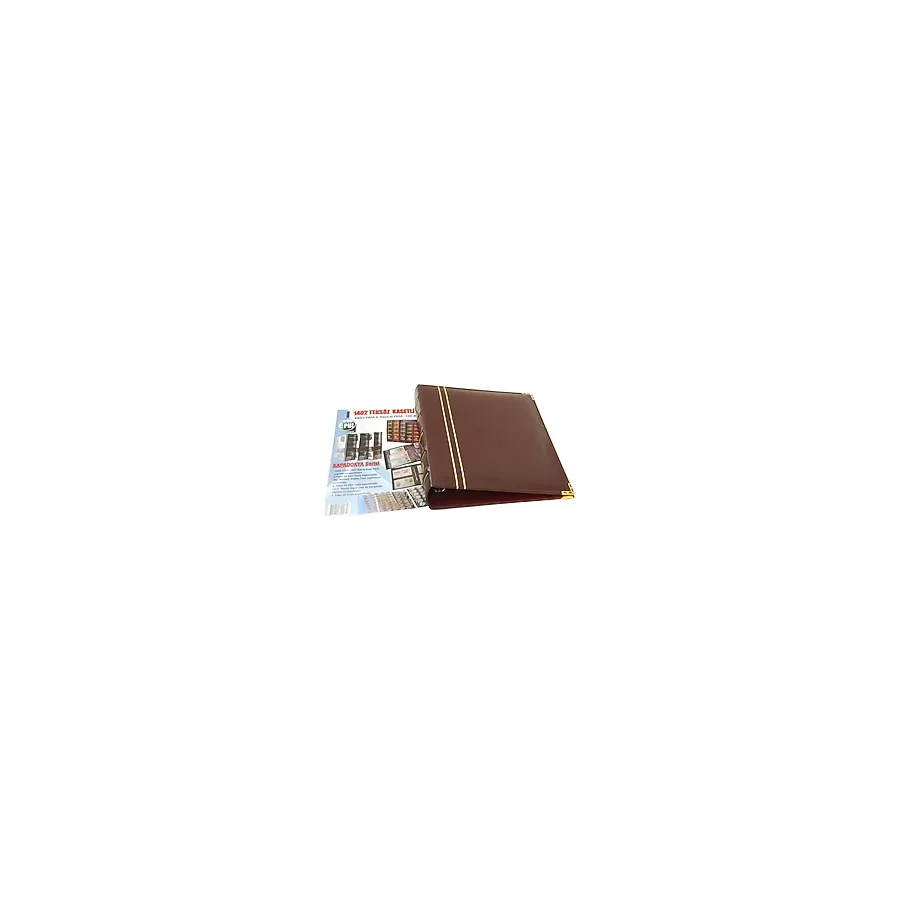 Koleksiyon Market Teksöz Kasetli Albüm-1402- Kağıt Para Madeni Para Fdc Kartpostal İçin B