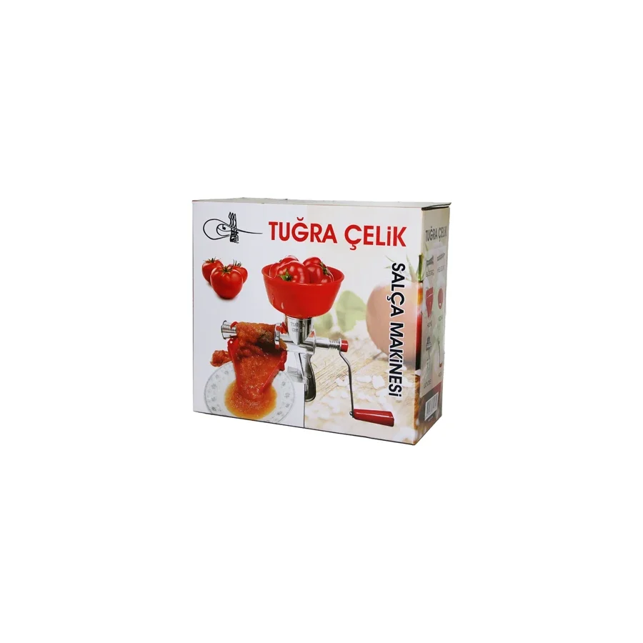 Kollu Alüminyum Salça Makinesi Süzgeçli - Plastik Hazneli (4887) - 001-Renkli