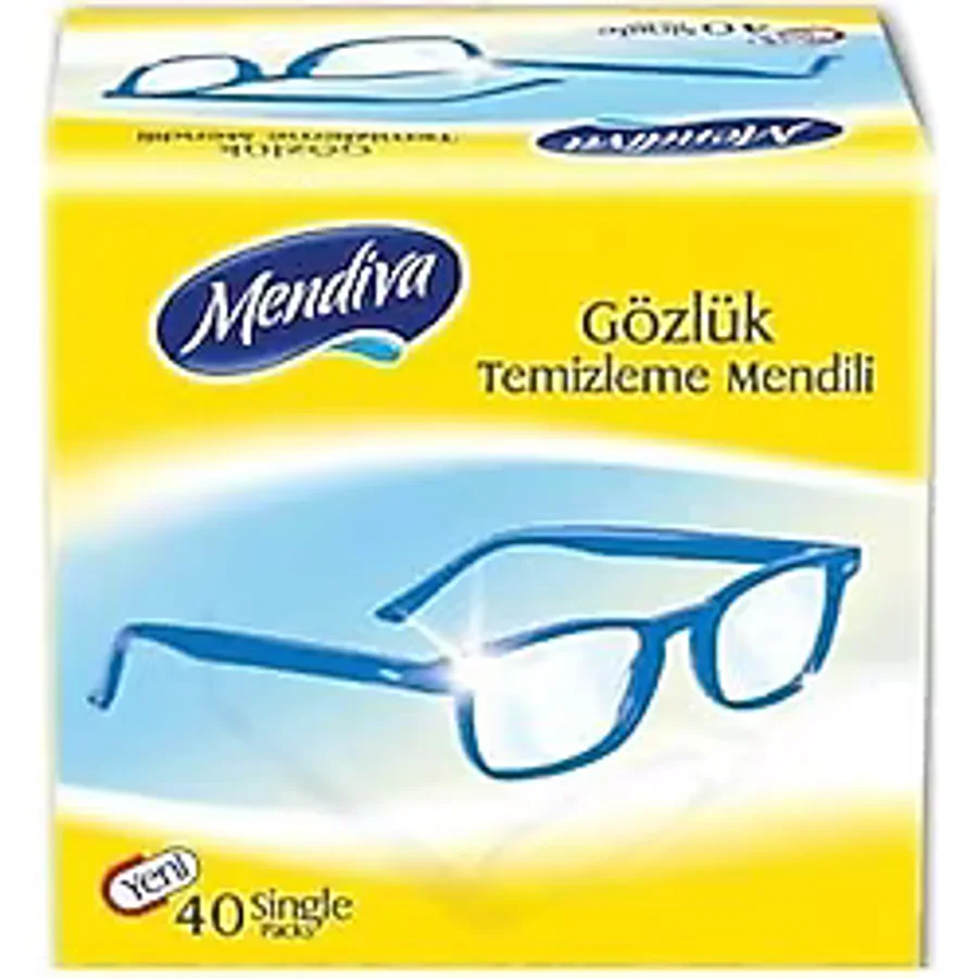 Kolonyali Mendil Gözlük Ekran Kask Temizleme Mendili Mendiva