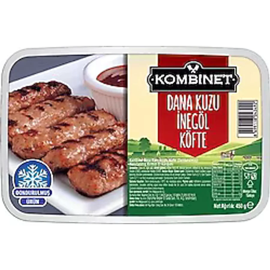 Kombinet Dondurulmuş Dana Kuzu İnegöl Köfte 450 gr