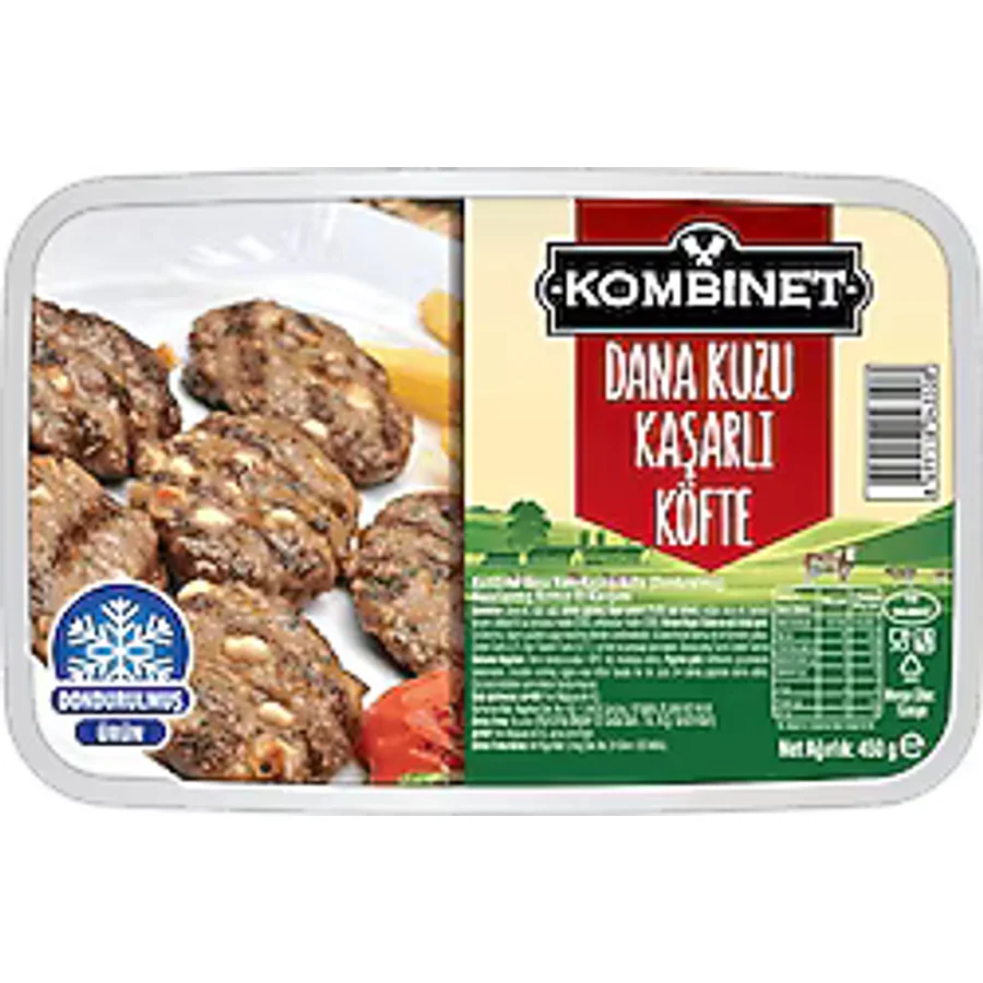 Kombinet Dondurulmuş Dana Kuzu Kaşarlı Köfte 450 gr