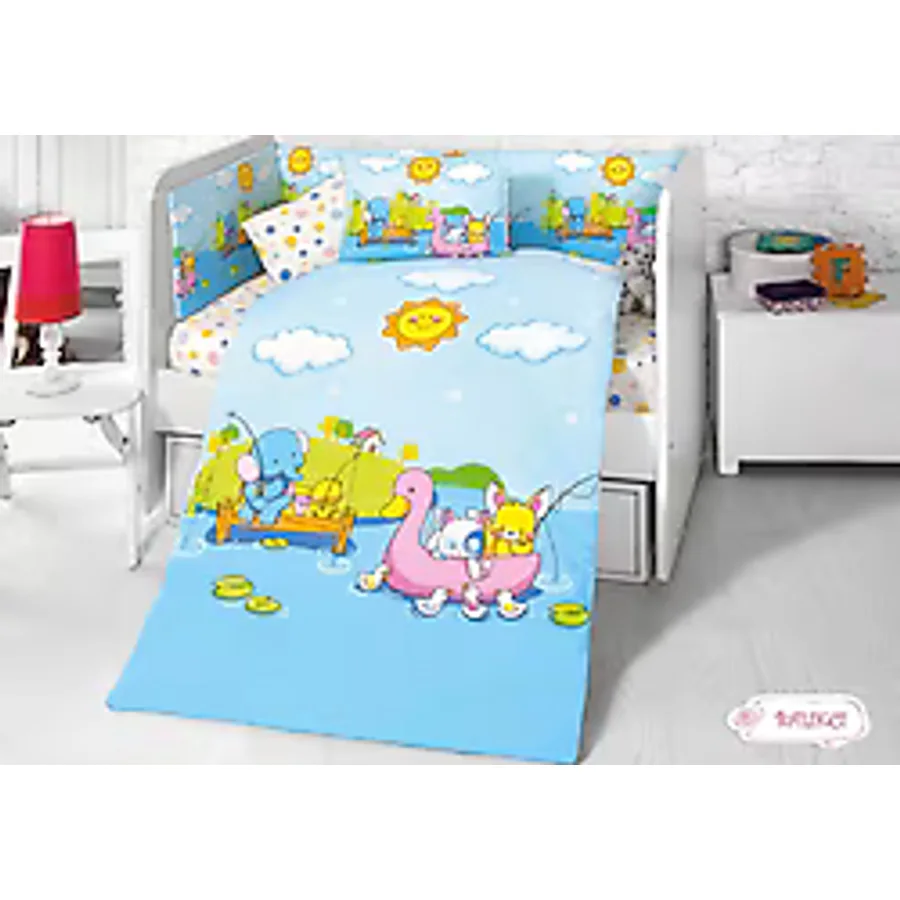 Komfort Home Balıkçı 8 Parça Ranforce Bebek Uyku Seti