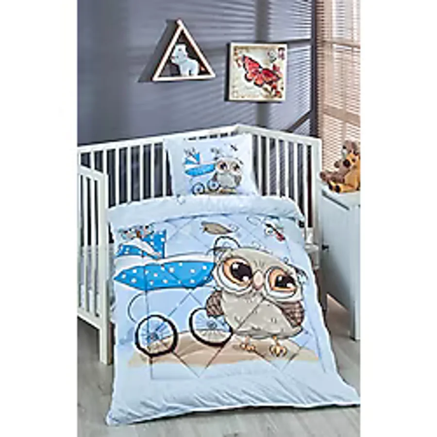Komfort Home Dijital Baskılı Thermal Kumaş Bebek Yorgan Seti /B15