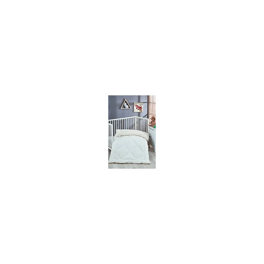 Komfort Home Kuzu Tüyü Welsoft/%100 Pamuklu Silikon Bebek Yorganı
