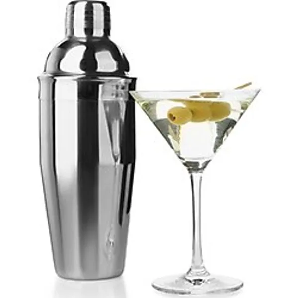 Komple Çelik 700ML Shaker Kokteyl Karıştırıcı Hazırlama Kabı Bardağı