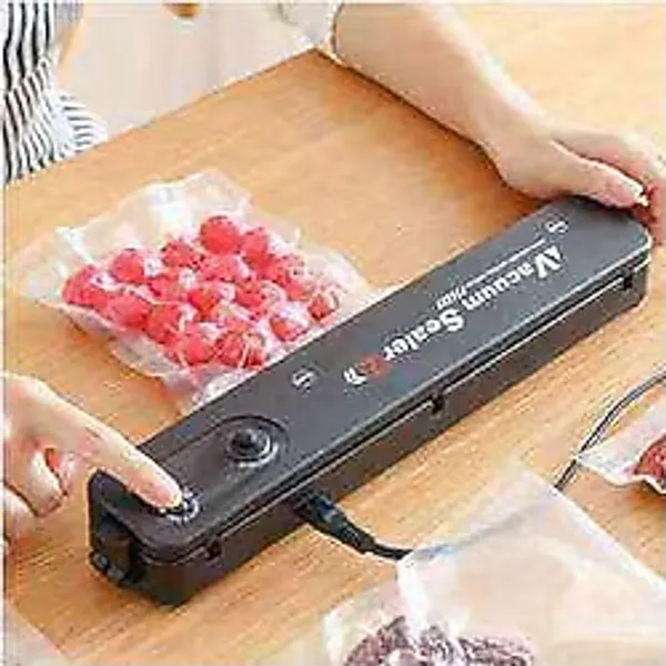 Konak Ambalaj Vakum Makinası ABS+PC Malzemeden VACUUM SEALER, 10 Adet 15x25 cm Ekonomik Kullanım İçin