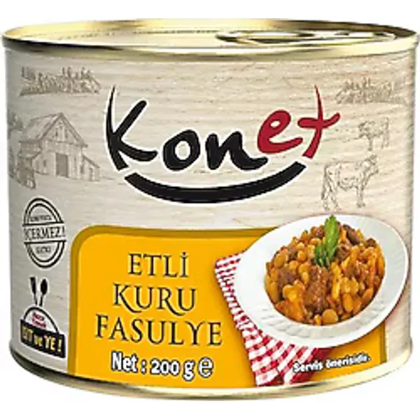 Konet Etli Kuru Fasulye 200 gr