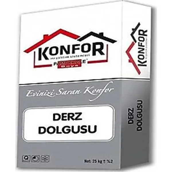 Konfor Derz Dolgu Silikonsuz Beyaz 20 Kg