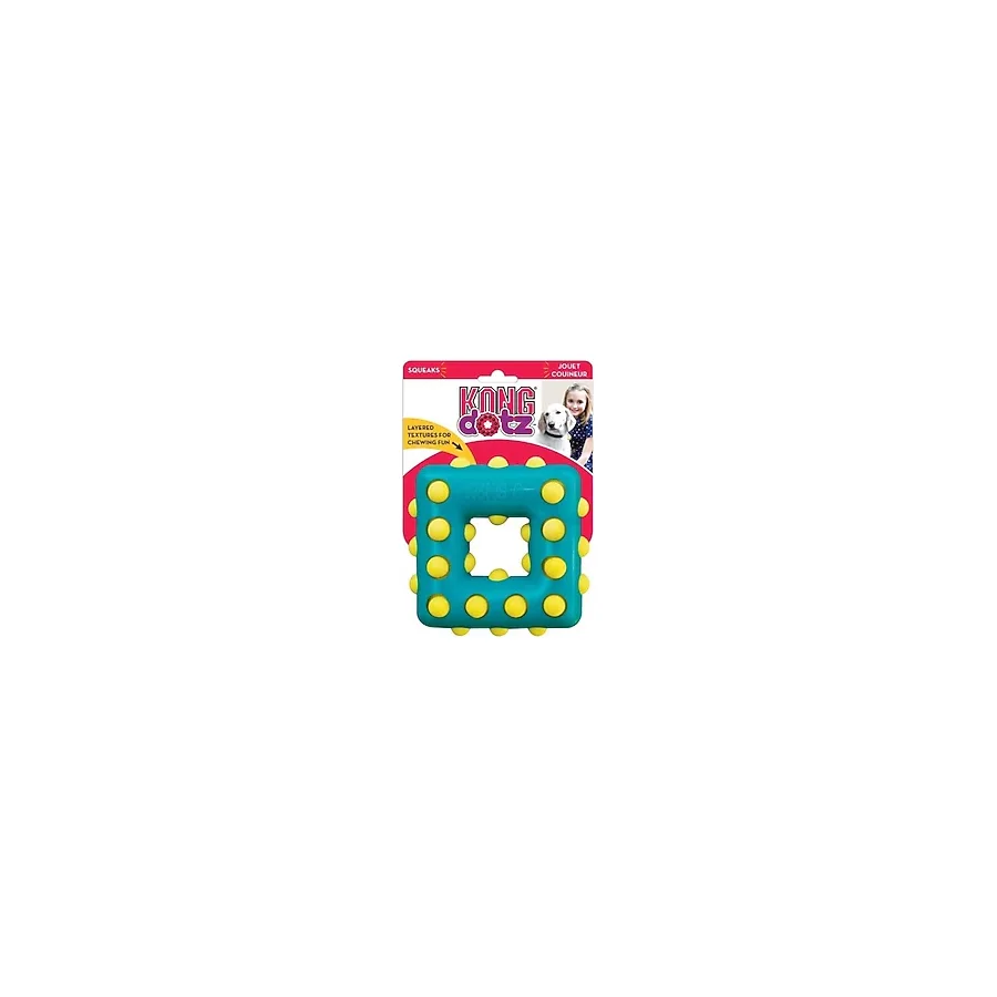 Kong Dotz Small 10 cm Kare Köpek Oyuncağı