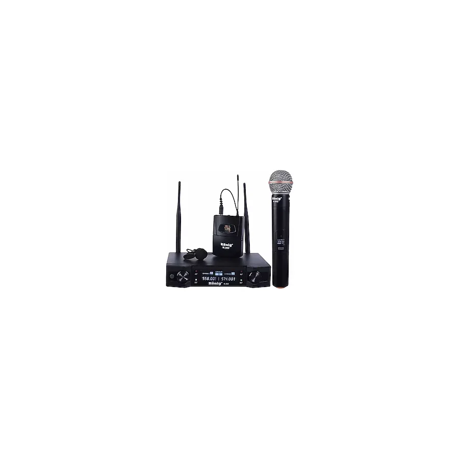 König K-302 UHF El + Yaka Mikrofonu