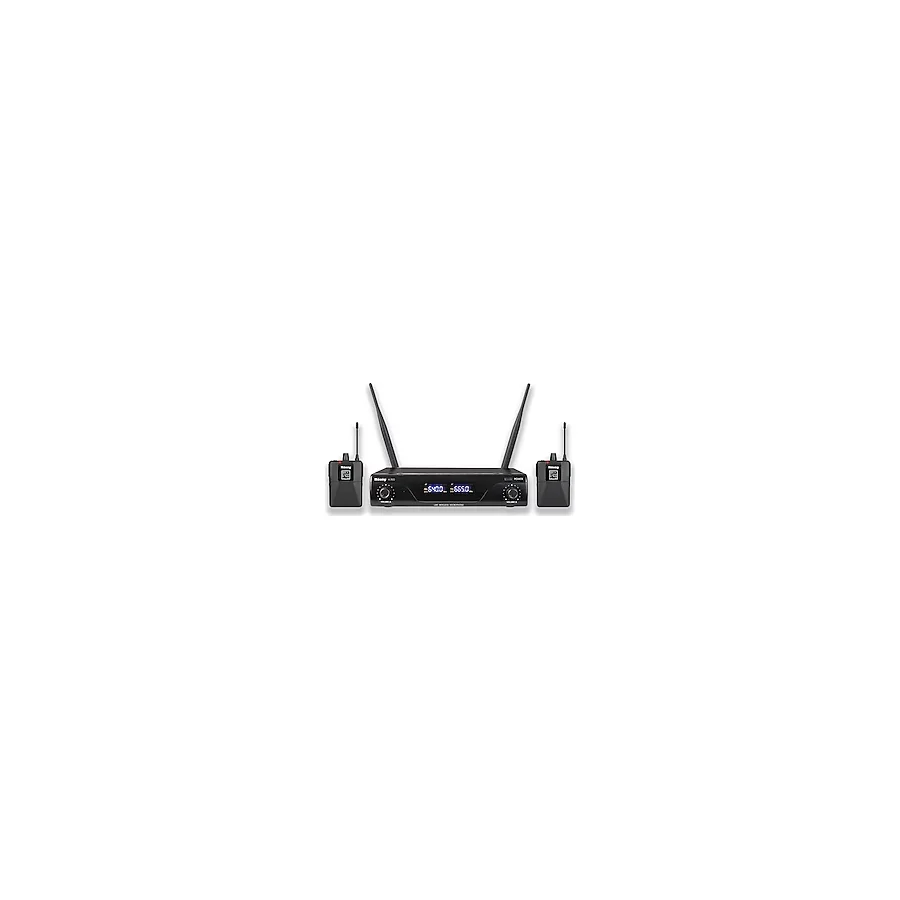 König K-700 UHF 2'li Kablosuz Yaka 2 Mikrofonu