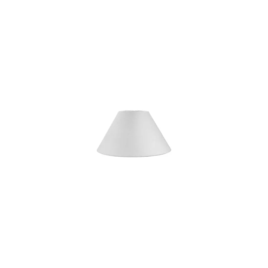 Konik Abajur Lambader Şapkası 22cmx40cm Yükseklik 22cm Beyaz