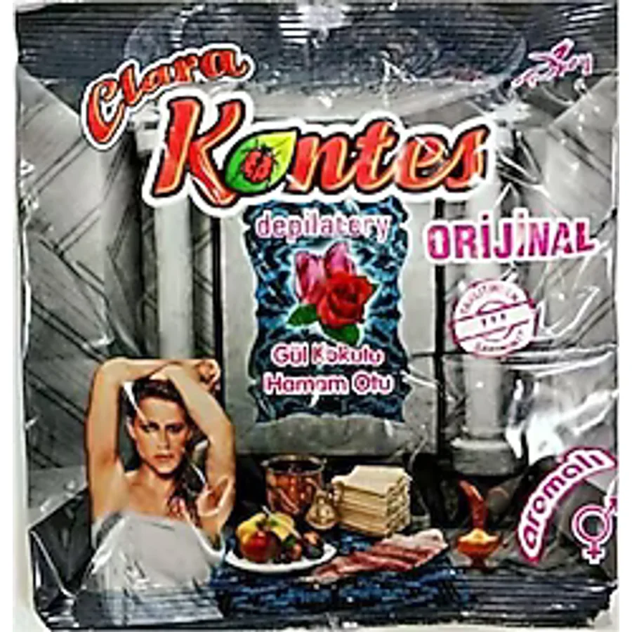Kontes Tüy Dökücü Gül Kokulu Aromalı Hamam Otu 200 gr